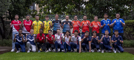 All eLigue 1 players during media day - FIFA 22