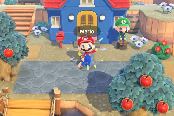 Mario a quand même le droit à un caméo - Animal Crossing New Horizons