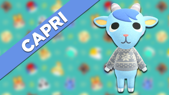 Capri Animal Crossing New Horizons : tout savoir sur cet habitant