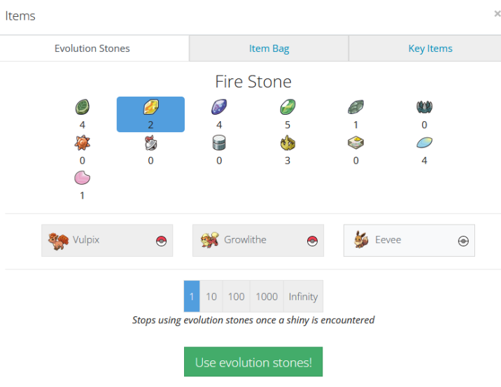 Evoli Pokeclicker Comment obtenir toutes les évolutions ? Millenium