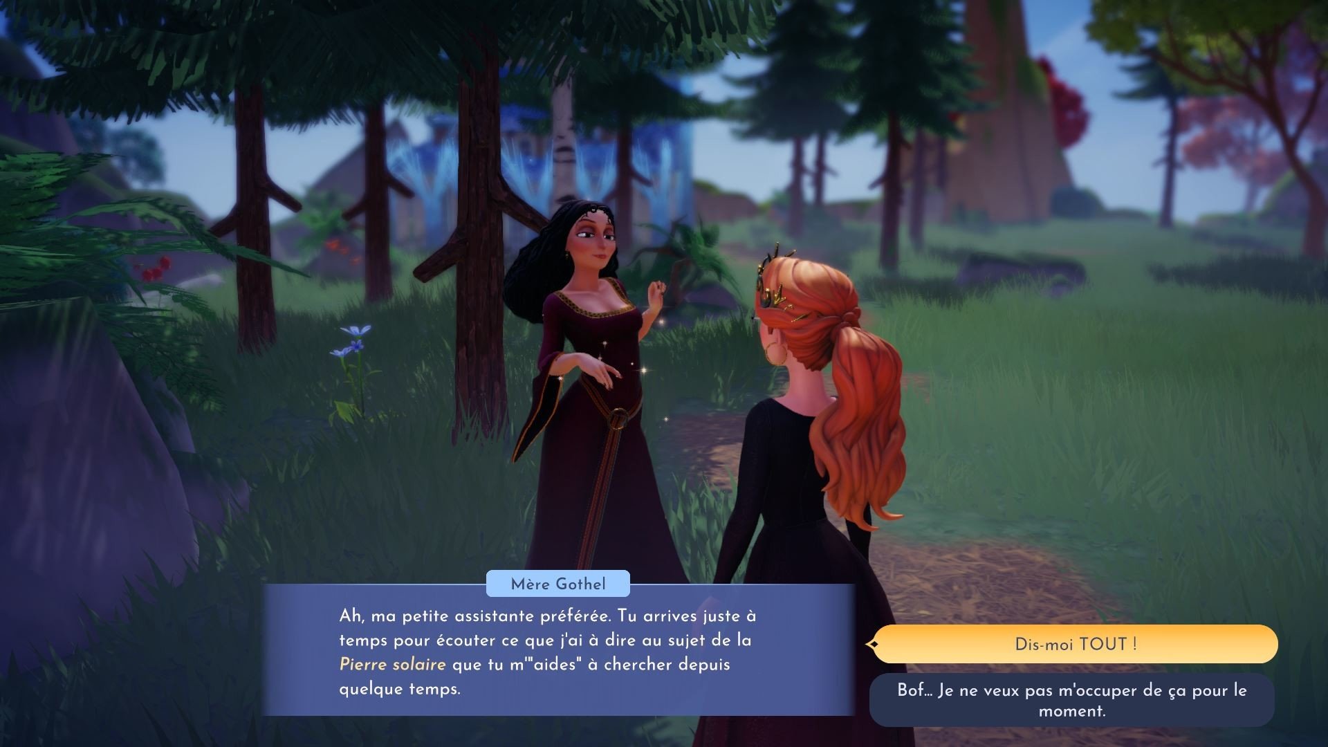 Mère Gothel Disney Dreamlight Valley Fragment, Parchemin... Compléter toutes les quêtes