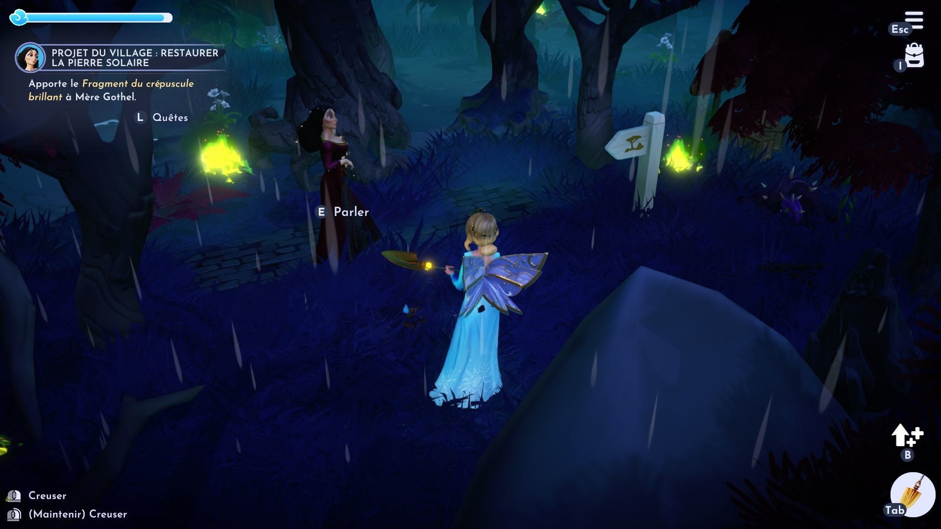 Mère Gothel Disney Dreamlight Valley Fragment, Parchemin... Compléter toutes les quêtes