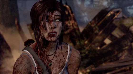 Lara, je crois que ton maquillage a coulé ! - Tomb Raider