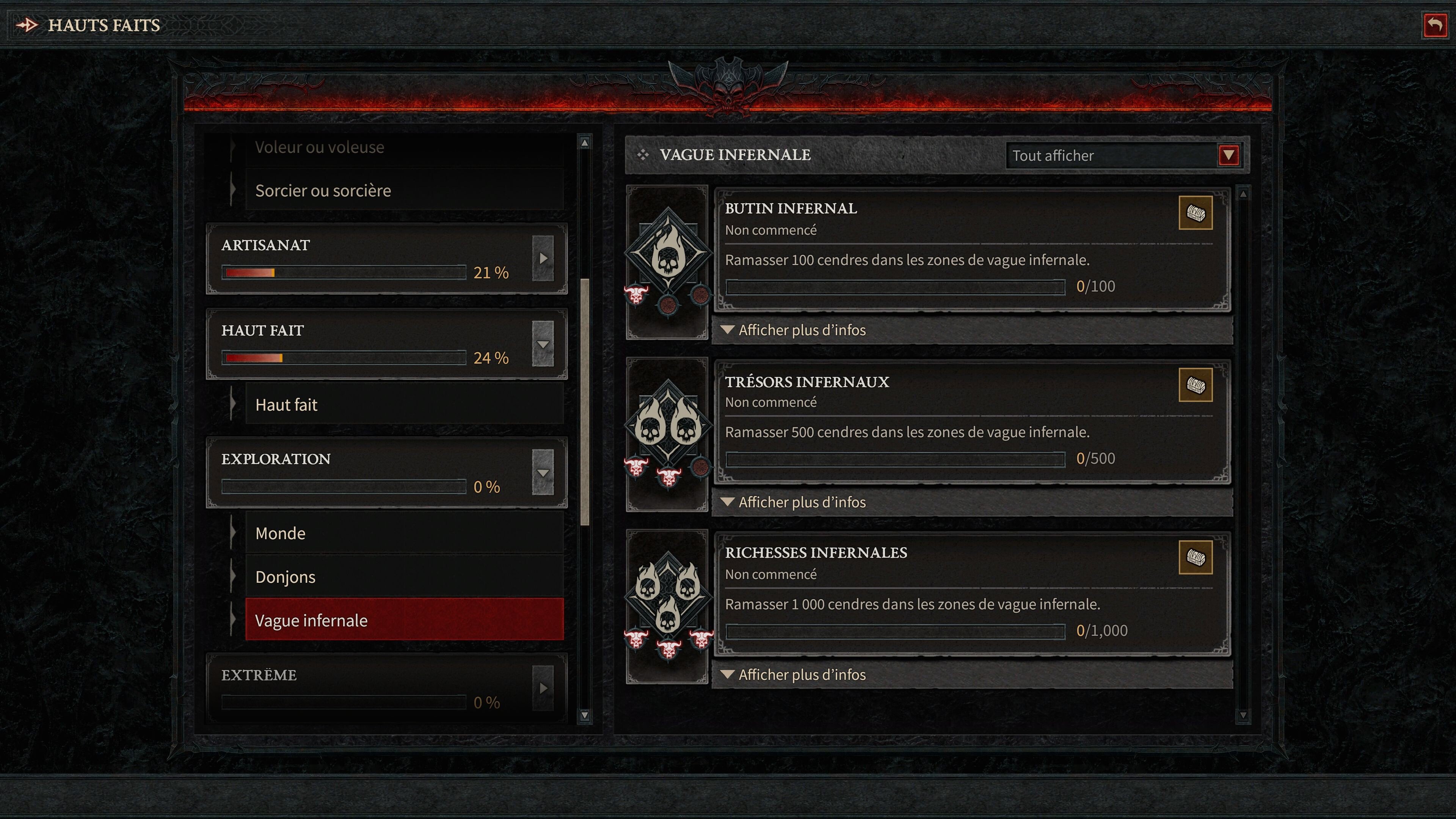 Hauts Faits Diablo 4 Présentation du système de trophées en jeu Millenium