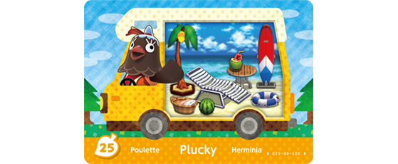 Carte Amiibo de Poulette - Animal Crossing New Horizons