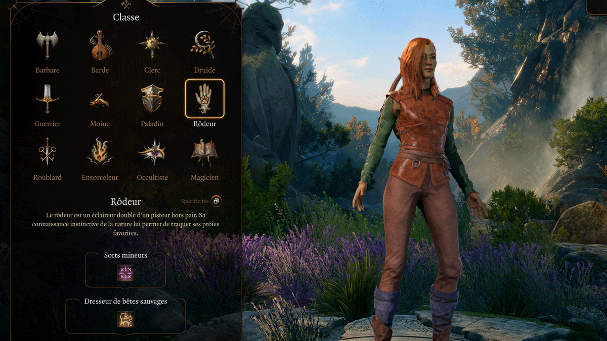 Build Rôdeur Chasseur Baldur