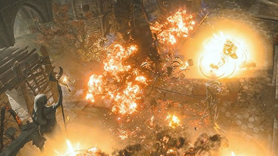 Baldur's Gate 3 : 'Sa carte graphique à du prendre feu', ce joueur s'est lancé le défi de détruire un camp ennemi avec 500 barils, et le résultat est explosif !