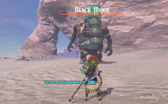 Bonk vs Black Hinox - The Legend of Zelda : Tears of the Kingdom