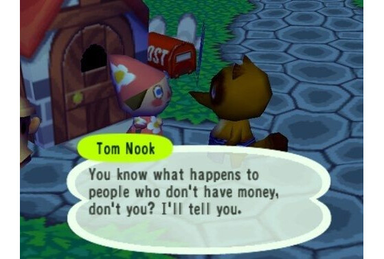 Tom Nook sur GameCube - Animal Crossing New Horizons
