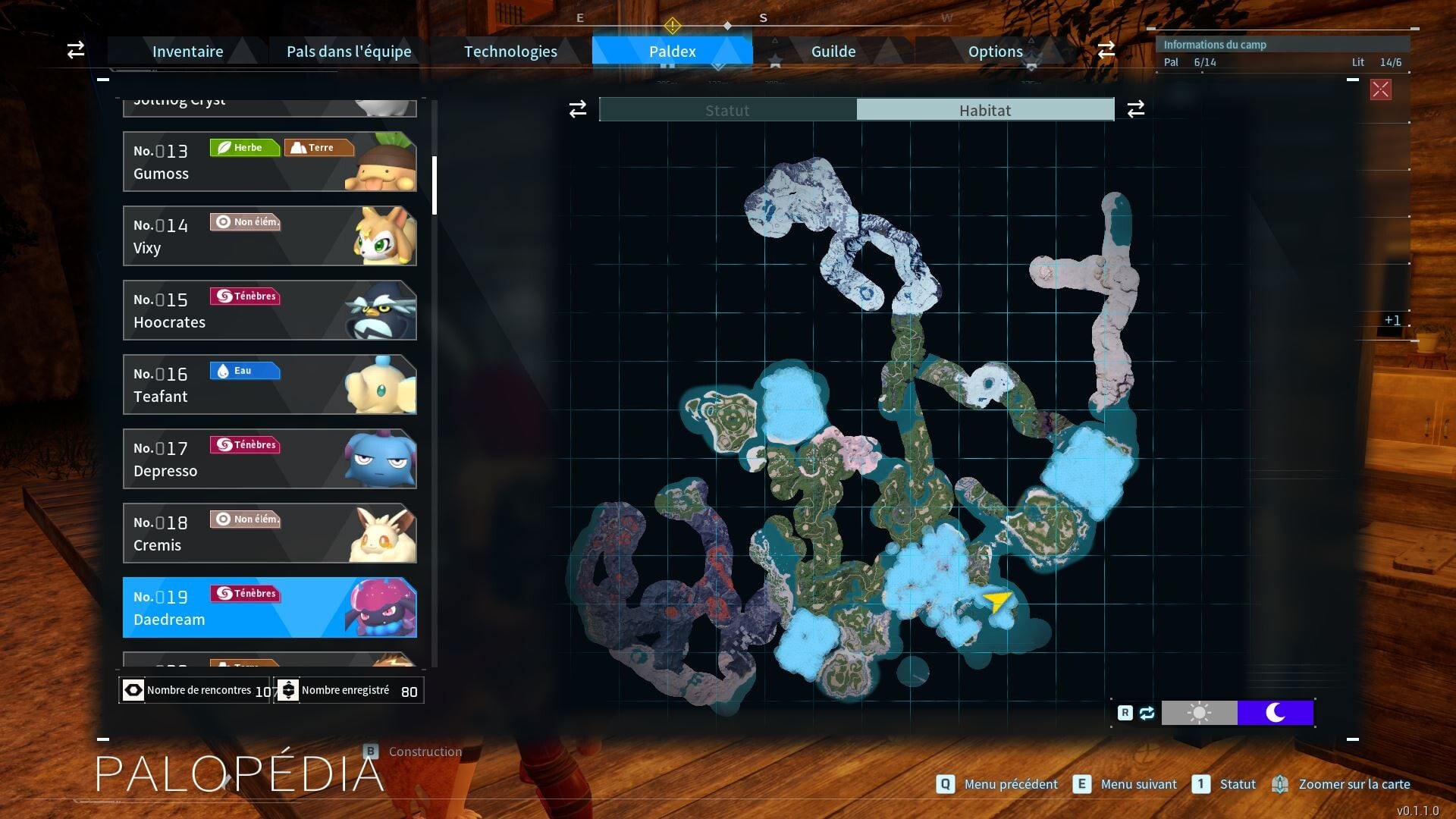 Даэдрим - где найти пала Palworld