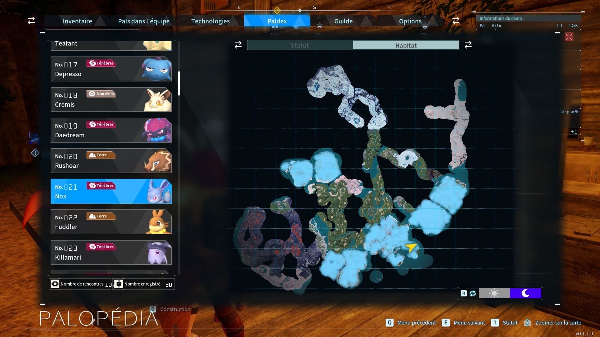 Нокс - где найти маунта Palworld