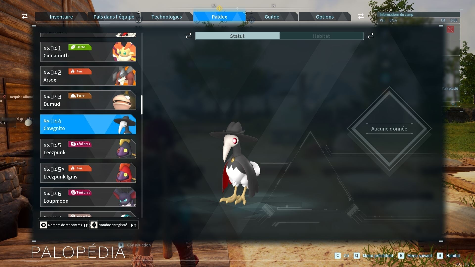 Когнито - ночной пал Palworld