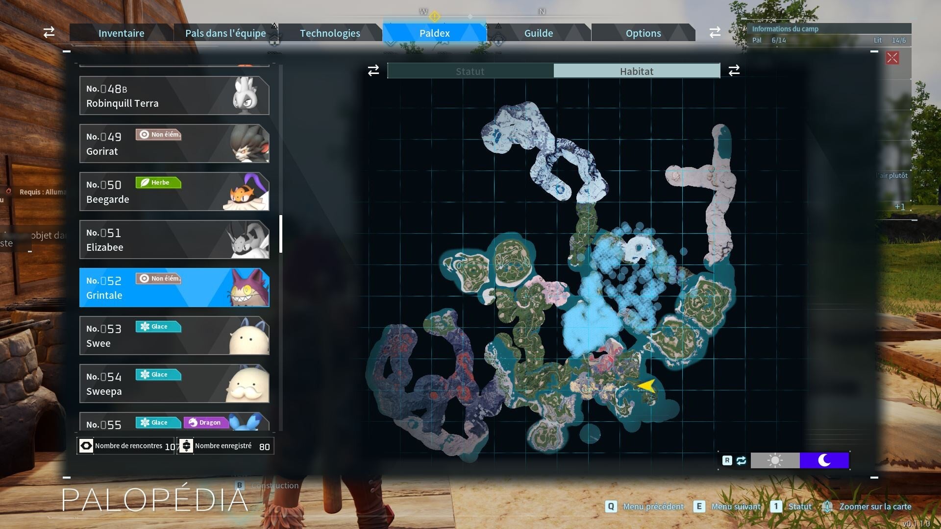 Гринтэйл - где найти маунта Palworld