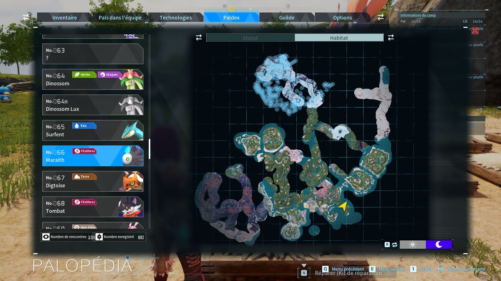 Мараит - где найти пала Palworld