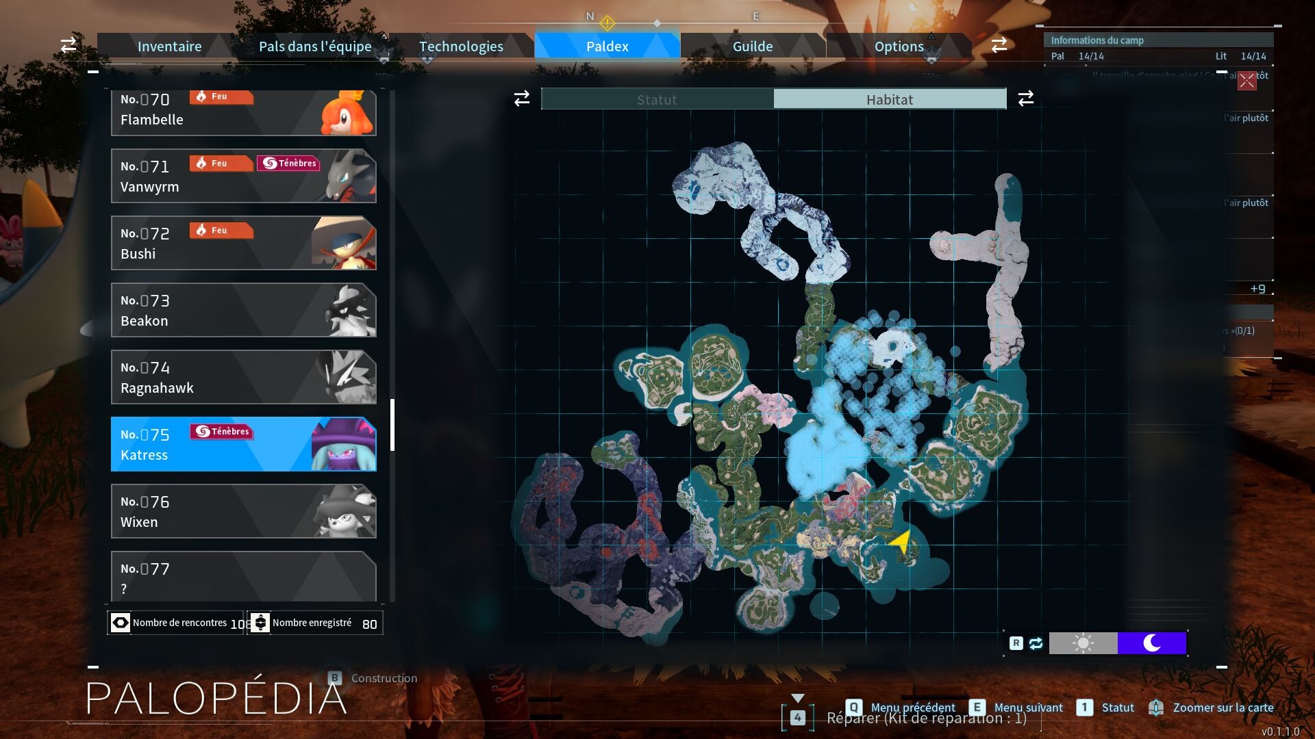 Катресс - где найти маунта Palworld