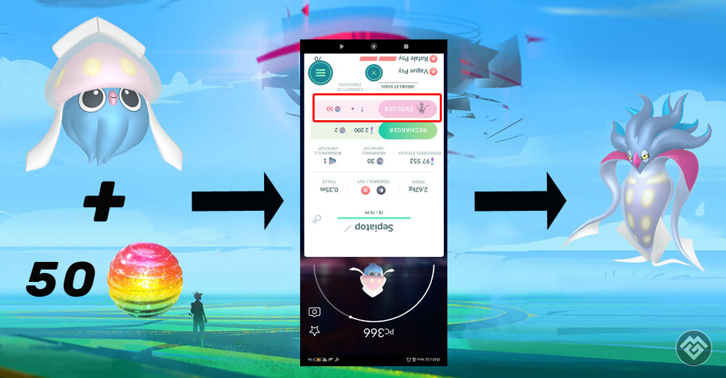 Sepiatop Pokémon GO Comment le faire évoluer en Sepiatroce ? Millenium