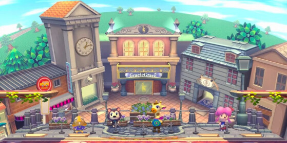 Ville de City Folk dans Super Smash Bros - Animal Crossing New Horizons