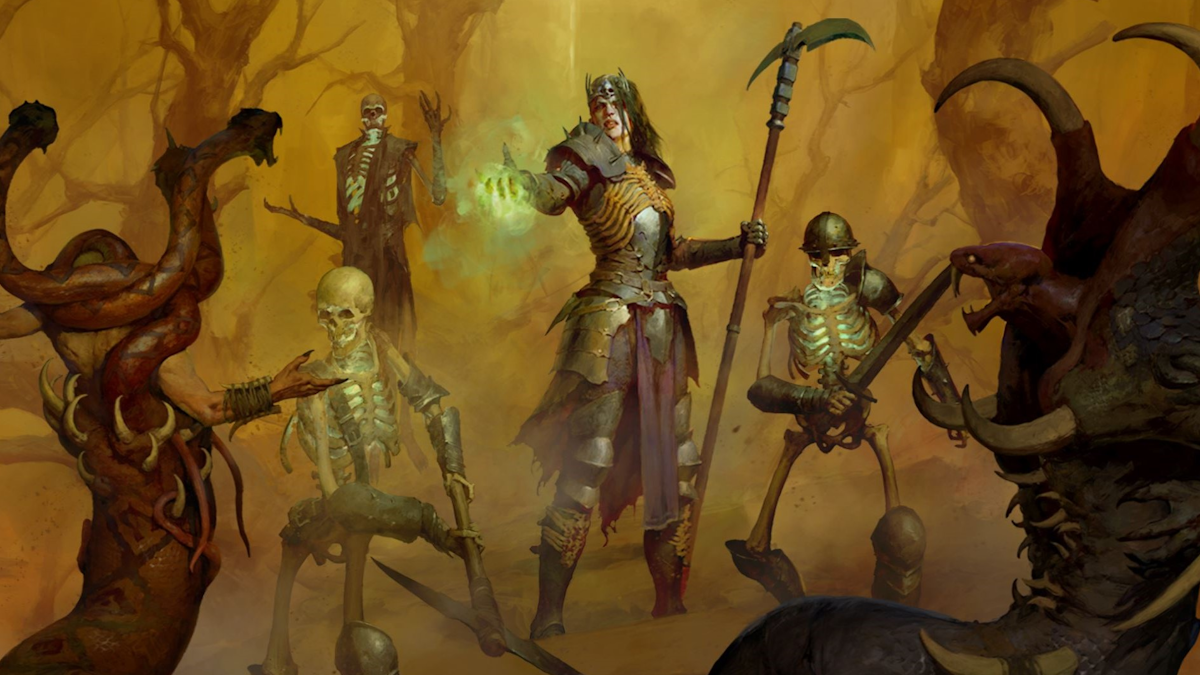 ネクロマンサー Canker Invocation Endgame を構築する Diablo 4: シーズン 4 中にレベル 50 から 100 まで順調に進みます