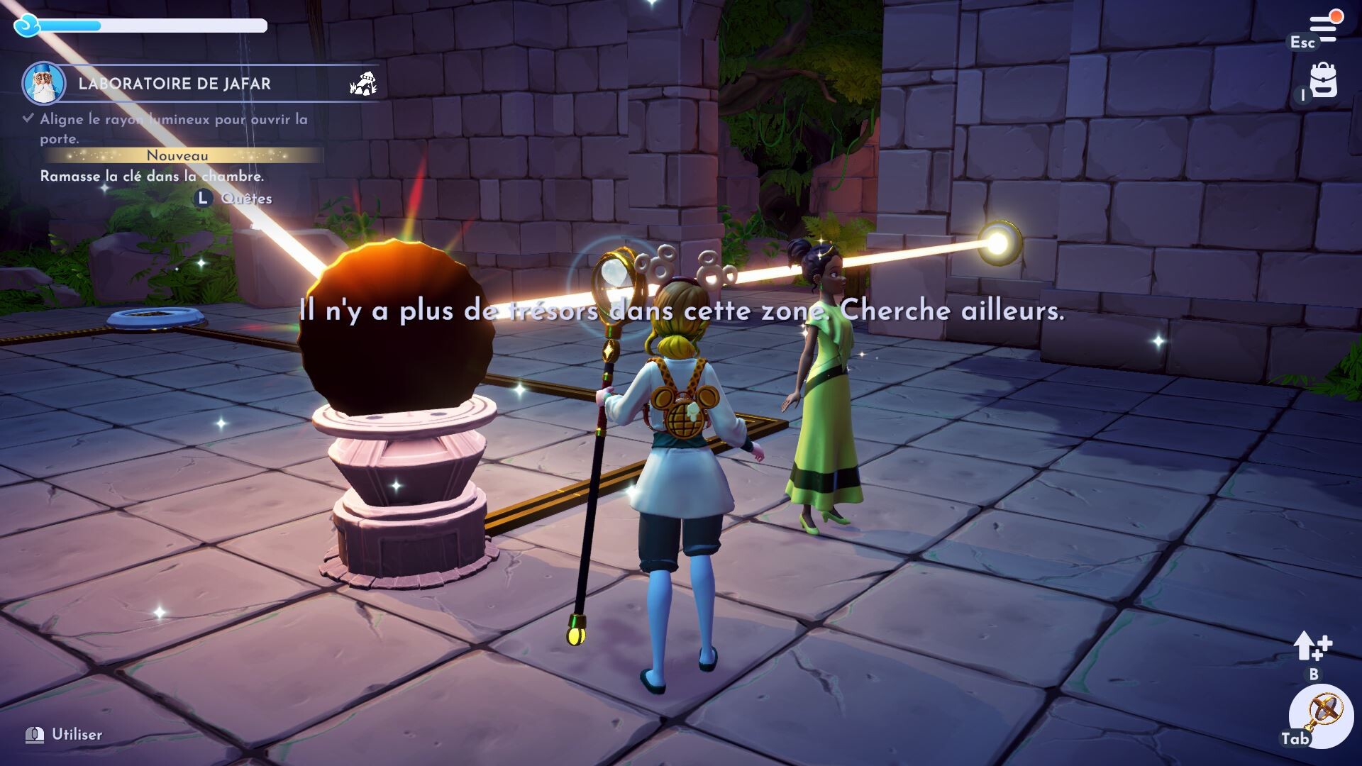 Laboratoire de Jafar Disney Dreamlight Valley Nourrir le corbeau, obtenir la clé... Guide