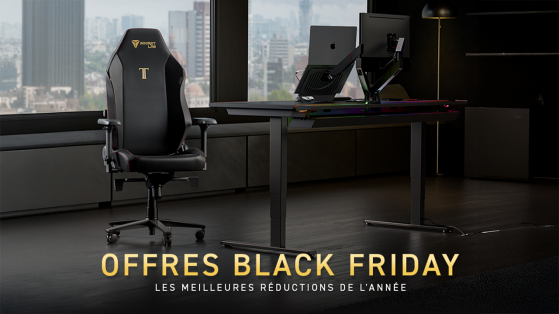 Black Friday : jusqu'à 200 € de réduction sur les chaises et bureaux Secretlab