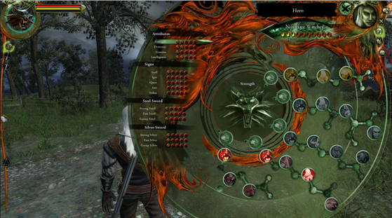 Witcher 1 Talent Trees Remake in Witcher 3 - The Witcher 3 : Wild Hunt