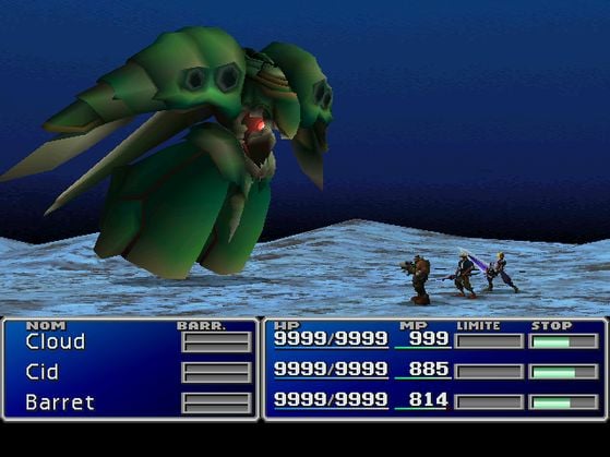 Arme émeraude dans le Final Fantasy 7 originel - Final Fantasy VII Revelation