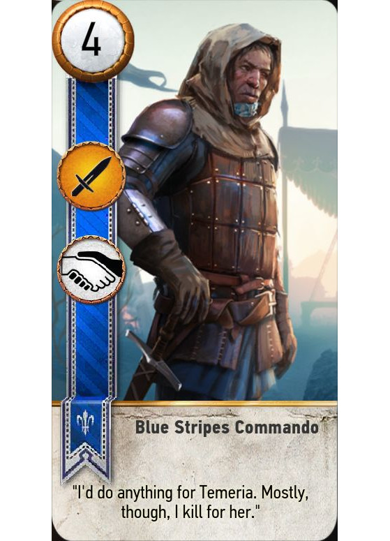 Commando des stries bleues - The Witcher 3 : Wild Hunt