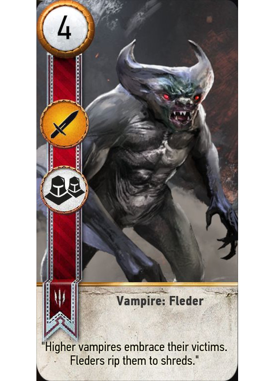 Vampire : Fleder - The Witcher 3 : Wild Hunt