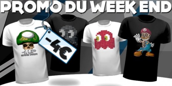 Promo sur les t-shirts gamer sur le Store