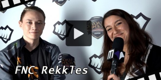 Fnatic Rekkles interview LCS Spring 2016