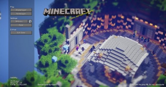 Mod Minecraft : Custom Main Menu