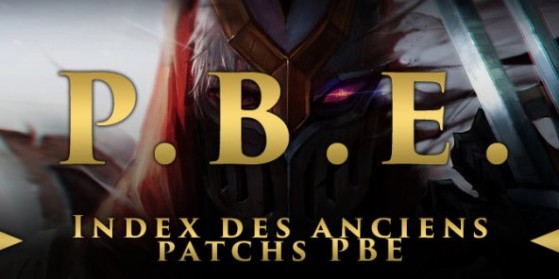 Index anciens patchs PBE