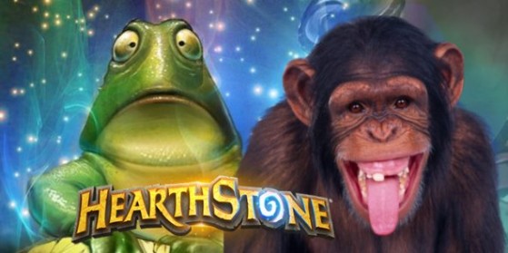 Expérience Hearthstone avec un chimpanzé