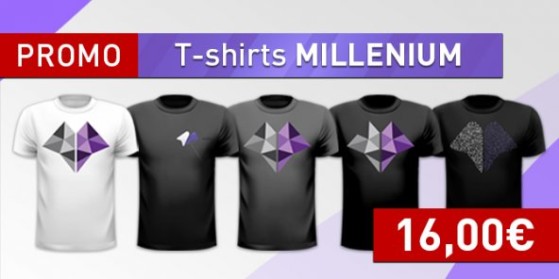Promotion sur les t-shirts Millenium