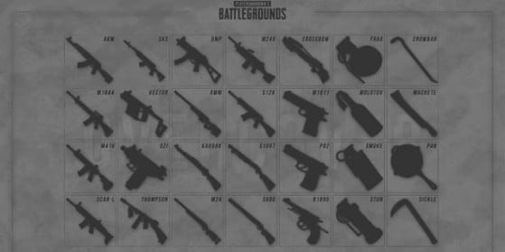 Armes PUBG : stratégies, situations