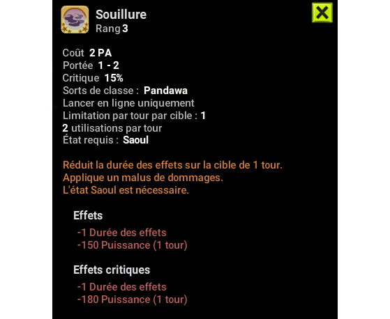Souillure - Dofus