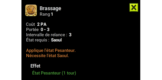 Brassage - Dofus