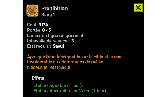 Prohibition - Dofus