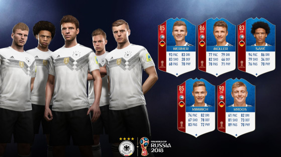 FIFA 18 Coupe du monde : l'Allemagne