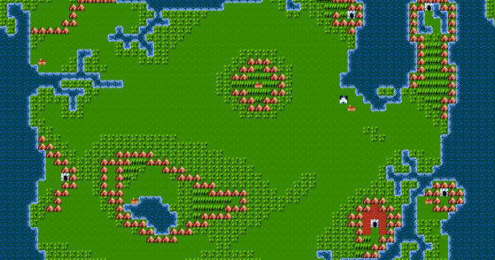 Carte du monde - Ultima III - Millenium