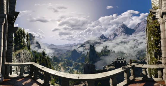 Dès les premiers instants du jeu, le joueur a une vue magnifique sur le monde ouvert de The Witcher 3: Wild Hunt - Millenium