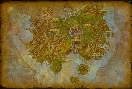 Localisation de la Guilde des Duellistes à Zuldazar - World of Warcraft