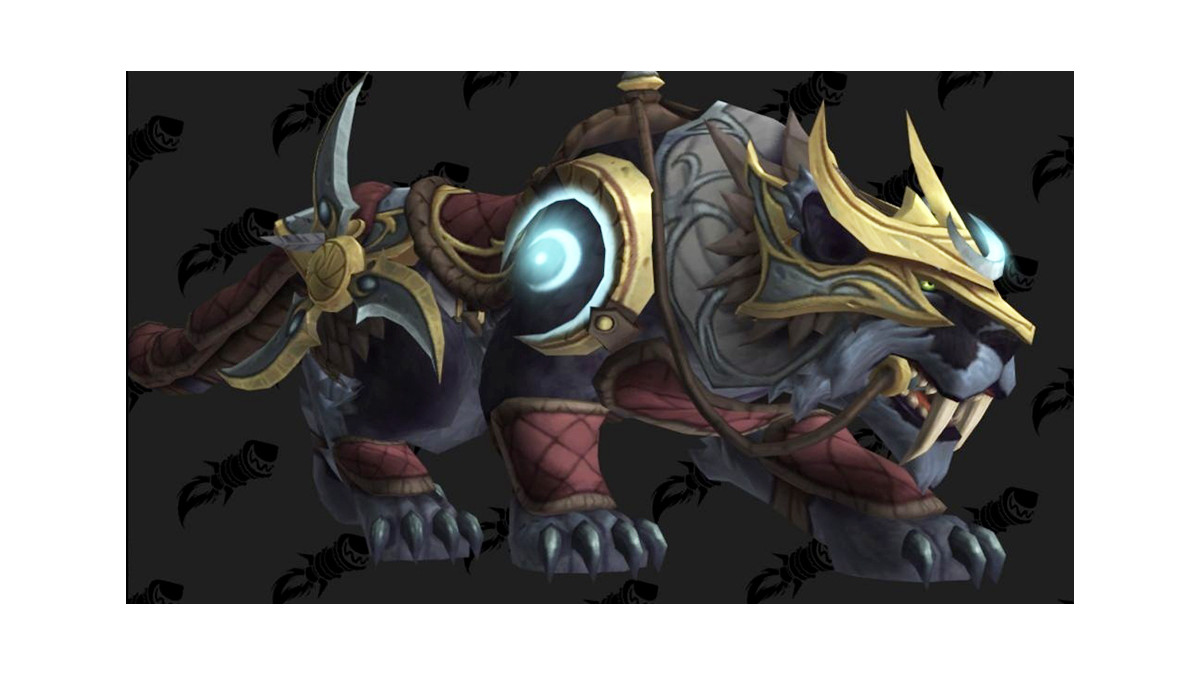 魔獸世界 BFA 坐騎：女祭司的月刃劍