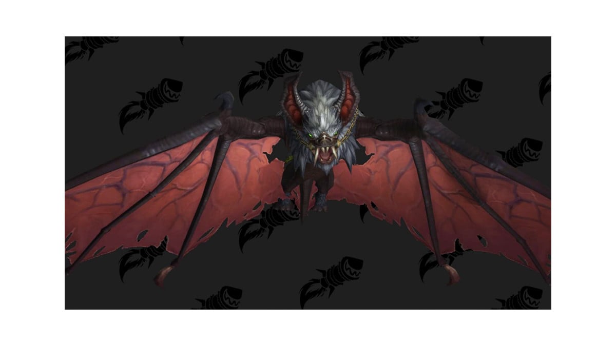 魔獸世界 BFA 坐騎：嗜血恐懼之翼