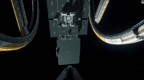 Une baie d'atterrissage complète - Star Citizen