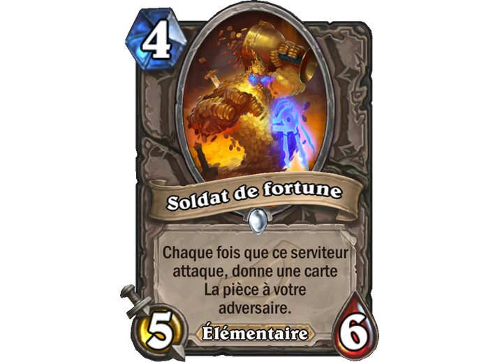 Hearthstone L'Eveil des Ombres : Soldat de Fortune (Soldier of Fortune