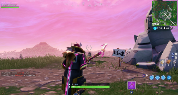 111 mètres d'altitude - Fortnite : Battle royale