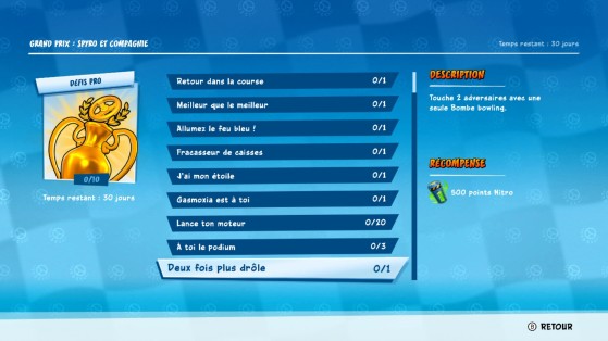 Crash Team Racing : Défis Pros du Grand Prix 3 - Spyro & Friends