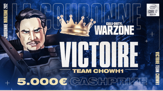 Warzone : tournoi la Couronne de Domingo, CHOWh1z1 et ESK vainqueur !