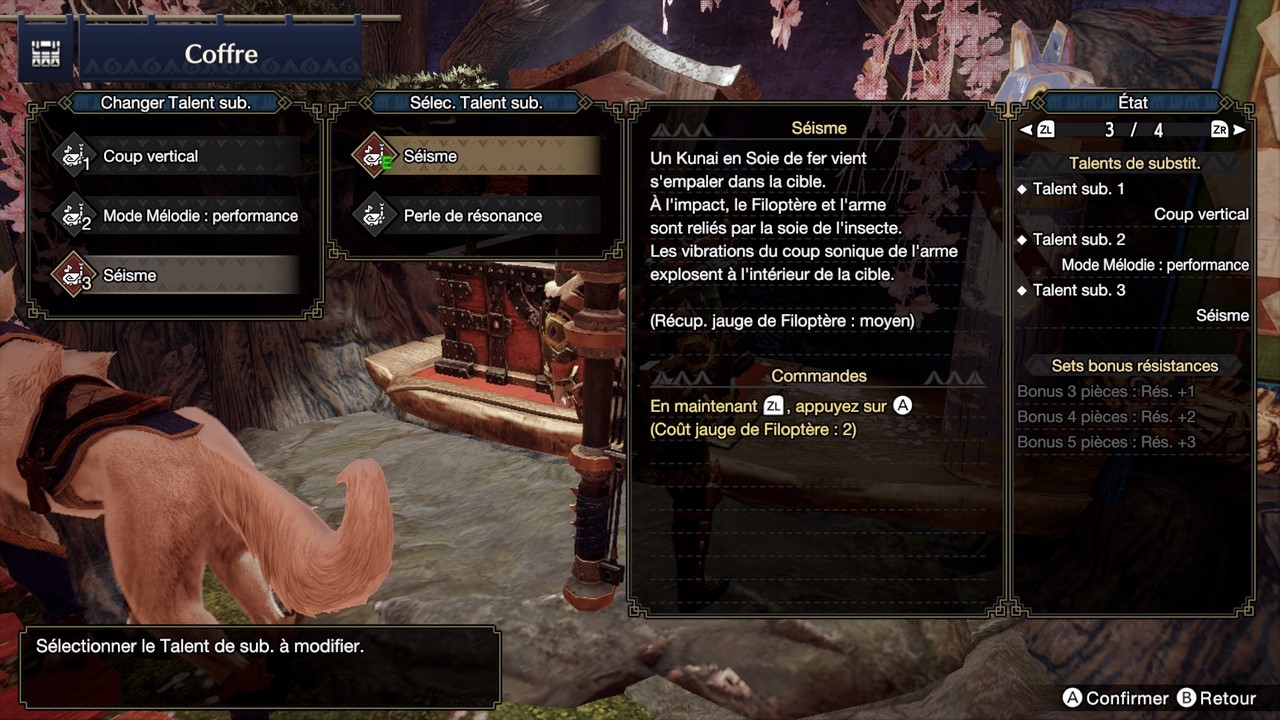 Build Corne de chasse Monster Hunter Rise Choix d